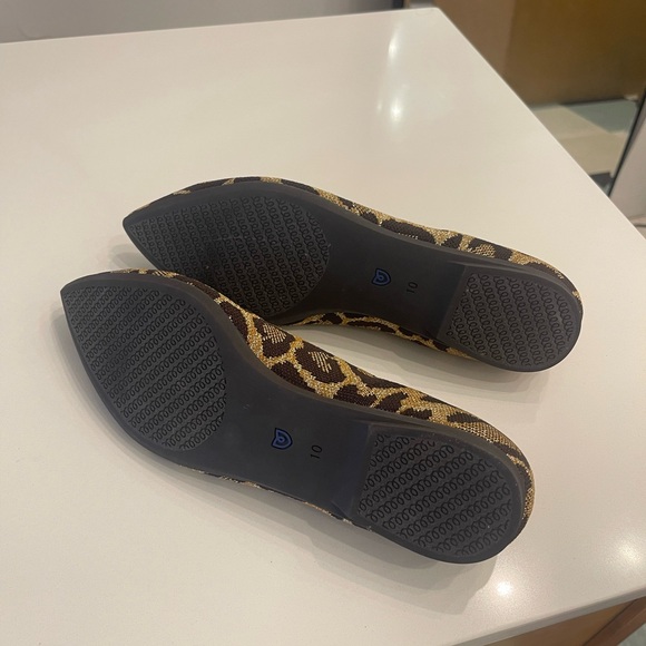 Rothy's The Point Leopard Print Flats size 10 - Picture 10 of 11